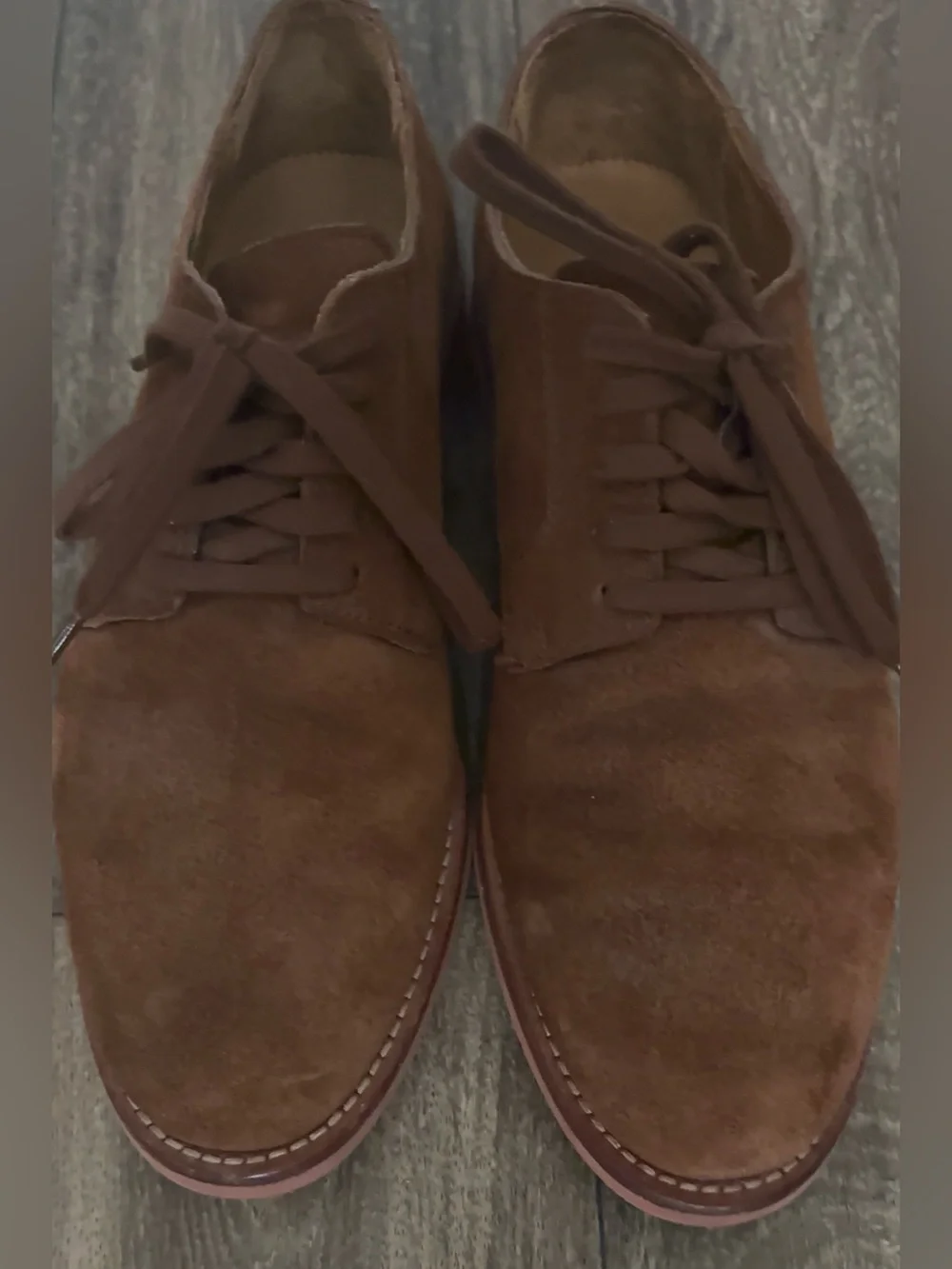 Polo Ralph Lauren Cartland suede derby shoes sz 10